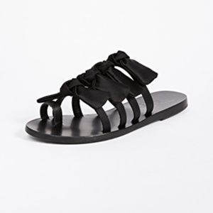 [Ancient Greek Sandals] Hara Bow Slide Sandals NIB